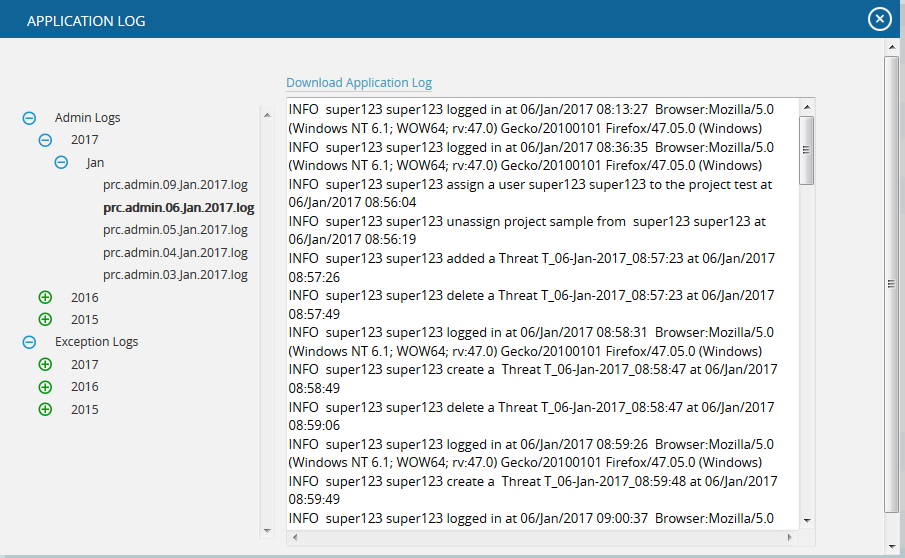 application_log